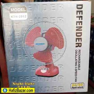 Rechargeable Fan DEFENDER মেরুন কালার Price in Bangladesh 2023